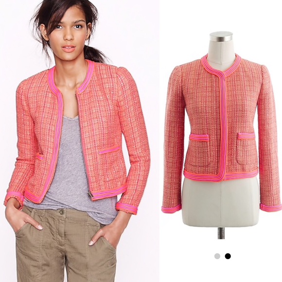 j crew boucle blazer